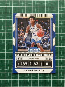 ★PANINI 2020-21 NBA CONTENDERS DRAFT PICKS #22 DE