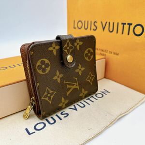 2735【極美品】LOUIS VUITTON ルイヴィトン モノグラム コンパクトジップ　ラウンドファスナー　二つ折り財布　ウォレット　M61667/CT0094