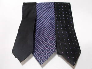 シルク製ネクタイ3本セット　中古美品国産品　N-7-５