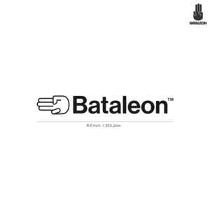 【BATALEON】バタレオン★03★ダイカットステッカー★切抜きステッカー★8.0インチ★20.3cm