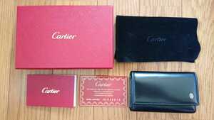 ☆カルティエ パシャ Cartier Paris 6連キーケース L3000127 (箱 ギャランティカード 保存袋 取扱説明書) 正規品 ハイブランド フランス