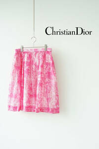 2023SS Christian Dior クリスチャン ディオール トワル ドゥ ジュイ スカート size46 241J90B3846 0430805
