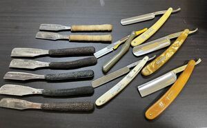 日本剃刀 和剃刀 西洋剃刀 まとめ売り bismarck 42 henckels72 89 1/2 breidora inox 20 井上藤助 特別請合 dairi 平次