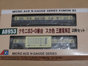 MICRO ACE Nゲージ A8953 クモニ83-0番台 スカ色 三鷹電車区 2両セット