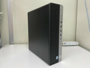 【BIOS起動確認済み／中古】EliteDesk 800 G4 SFF（Core i7-8700, RAM 8GB, SSD/HDD無し[OS無し]）★本体＋ACケーブル　⑤