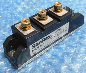 SanRex PD55FG80 サイリスタモジュール (800V/55A) [管理:KF280]