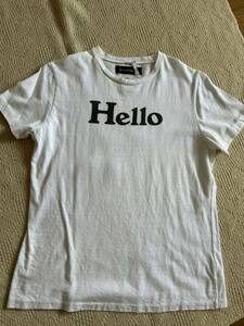 MADISONBLUE☆HELLOロゴ クルーネックTシャツ　　白