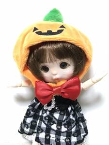 オビツ１１ ドール 人形 カスタムドール コスチューム ハロウィン かぼちゃ 被り物 B2009071