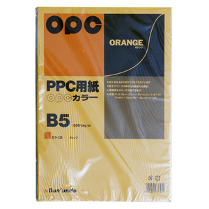 4902681773289 ファインカラーＰＰＣ　Ｂ5　100枚入 ＰＣ関連用品 ＯＡ用紙 コピー用紙（カラー用紙） 文運堂 カラー328 オレンシ