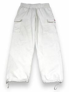 Supreme white cargo heavy sweat pants street brand New York collection archive シュプリーム　skater