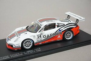 Spark スパーク 1/43 Porsche ポルシェ Carrera Cup Japan GARMIN PORSHE 911 GT3 Cup adidas 2014 #14 ディーラー特注 WAX20140008