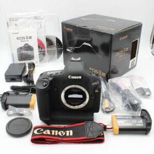 レリーズ回数0！ 【新品同様】 Canon キヤノン EOS 1Ds Mark III ボディ 元箱 付属品付き デジタル 一眼レフ カメラ CANON キャノン 36014