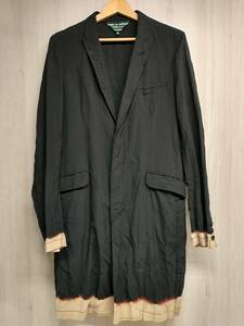 COMME des GARCONS HOMME PLUS EVER GREEN PB-J212 メンズコート ブラック コムデギャルソンオムプリュスエバーグリーン 脱色 店舗受取可