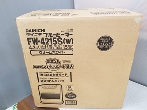 あ//J6774【未使用・保管品】 DAINICHI ブルーヒーター　石油ファンヒーター　FW-4215S(W)　2015年製　ウォームホワイト　