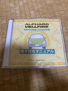 2#系　アルファード、ヴェルファイア 電子技術マニュアル　新品未開封　トヨタ CD-ROM 修理書 TOYOTA 配線図 