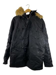 ALPHA INDUSTRIES◆フライトジャケット/M/ナイロン/BLK/20094-001