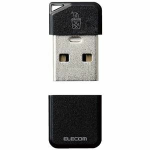 【新品】(まとめ) エレコム 誤消去防止機能対応USBメモリ 32GB ブラック 【×5セット】