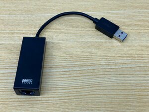 【USB3.0 有線LANアダプ】SANWA LAN-ADUSBRJ45GBK ◆F4032502