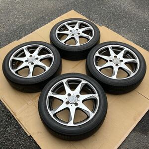 愛知岐阜滋賀引取可１５インチ5J45PCD100ポテンザＲＥ050Ａ165/55R15ですミライースアトレーハイゼットアルトタントNワゴンRエブリーデイズ