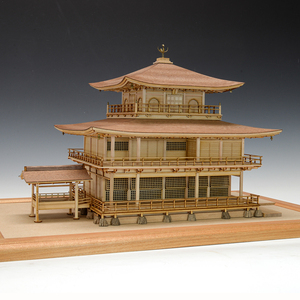 ウッディージョー 1/75 鹿苑寺 金閣 （白木作り）（Kinkaku-Ji）