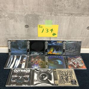 【ゆ.ec】新品中古品 洋楽 OUTRAGE CDまとめて11枚 THEFINALDAY THEGREATBLUE BLACKCLOUDSなど ディスク傷なし ハードロック