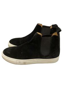 BEAMS◆サイドゴアスエードブーツスニーカー/ハイカットスニーカー/41/BLK/スウェード