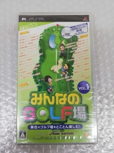 PSP ソフト　みんなのGOLF場 VOL.1 未開封未使用品　ゴルフ　ゴルフゲームK10603