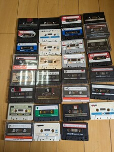 当時物中古カセットテープ32本現状品