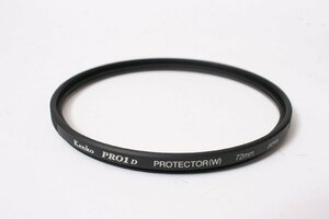 ★中古品★Kenko・ケンコー PRO1Dプロテクター(W) フィルター/72mm！