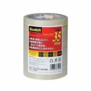 【新品】3M Scotch スコッチ 透明粘着テープ12mm×50m 10巻入 3M-500-3-12-10P