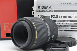 ★良品★ シグマ SIGMA 105mm F2.8 EX DG MACRO オリンパス OLYMPUS フォーサーズ ★元箱 取扱説明書付★ #006 #23122039