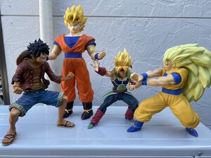 ドラゴンボール ワンピース フィギアセット 中古 箱無し