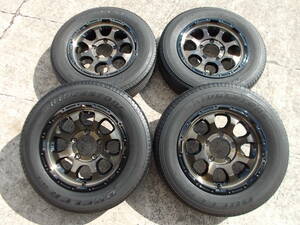 ●即決●ジムニー 新品 マッドクロス グレイス ブロンズクリアー＆リムブラック＆175/80R16 BS デューラー H/L850 AZオフロード 175/80-16