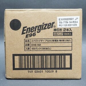 Energizer エナジャイザーAAAA アルカリ乾電池 単6形 48パック 96本入 E96 B2 2020年11月製造 使用推奨期限2025年12月