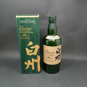 ◆サントリー 白州 18年 空ボトル 空 瓶 箱付◆ys26979