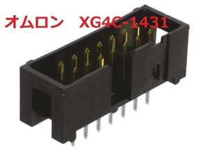 オムロン　XG4C-1431　5個　基板接続用ストレートピンヘッダ-BOX22/右上/35個
