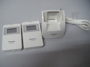パナソニック ワイヤレスコール携帯受信器(本体) ECE1611K 2台セット+充電器１台ECE1901