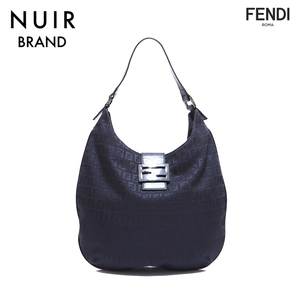 【先着50名限定!クーポン緊急配布中】 フェンディ FENDI ハンドバッグ ズッキーノ柄 キャンバス ブラック