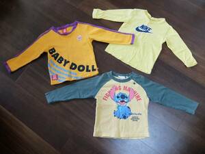 ＢＡＢＹＤＯＬＬディズニーナイキの長袖Ｔシャツ90～100サイズ