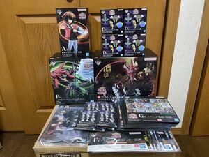 一番くじ 遊戯王シリーズ vol.3 A賞遊城十代 B賞フレイム ウィングマン ラストワン賞オシリスの天空竜 フィギュア3点セット おまけ大量付