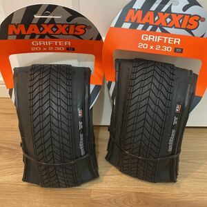Maxxis Grifter EXO マキシス グリフター BMX タイヤ 20×2.3 2本セット 110PSI 超軽量タイヤ550ｇ