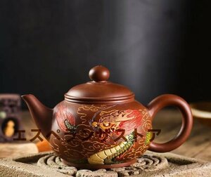 [エスペランザストア]人手作り 陶器 煎茶道具 茶壺 茶壷 急須 常滑焼 茶器 茶道具 容量：150ML