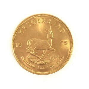 K22　南アフリカ共和国　クルーガーランド金貨　1oz　1975　総重量33.9g【CDAQ6032】