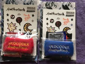 OLDCODEX A.t.A ツアー 会場限定 未開封 リストバンドタトゥーシール 2点セット Ta_2 YORKE. OCD