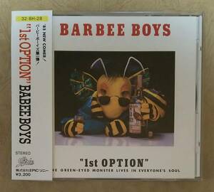 【Jポップ】 ※貴重盤　バービーボーイズ (BARBEE BOYS) / 1st OPTION (ファースト・オプション)　箱帯仕様　旧規格盤　KONTA/杏子