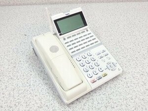 ■※ 【セール中】 NEC Aspire-UX DT400シリーズ 24ボタンカールコードレス電話機 DTZ-24BT-3D(WH)TEL 示名条/電池付 通電確認