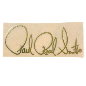 Paul Reed Smith (R) ゴールド・メタルロゴ・ステッカー　PRS