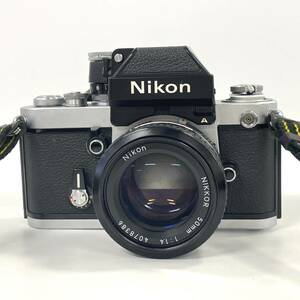 【5A18】1円スタート Nikon F2 ニコン レンズ Nikon NIKKOR 50mm 1:1.4 ニッコール 一眼レフ フィルムカメラ シルバーボディー 