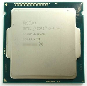Intel CPU Core i3 4130 ×1枚 3.40GHz SR1NP 2コア ソケット FCLGA1150 デスクトップ用 BIOS起動確認済【中古品】【送料無料】