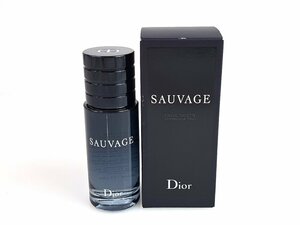 満量　クリスチャン・ディオール　Christian Dior　SAUVAGE　ソヴァージュ　オードトワレ　スプレー　30ml　YK-5784